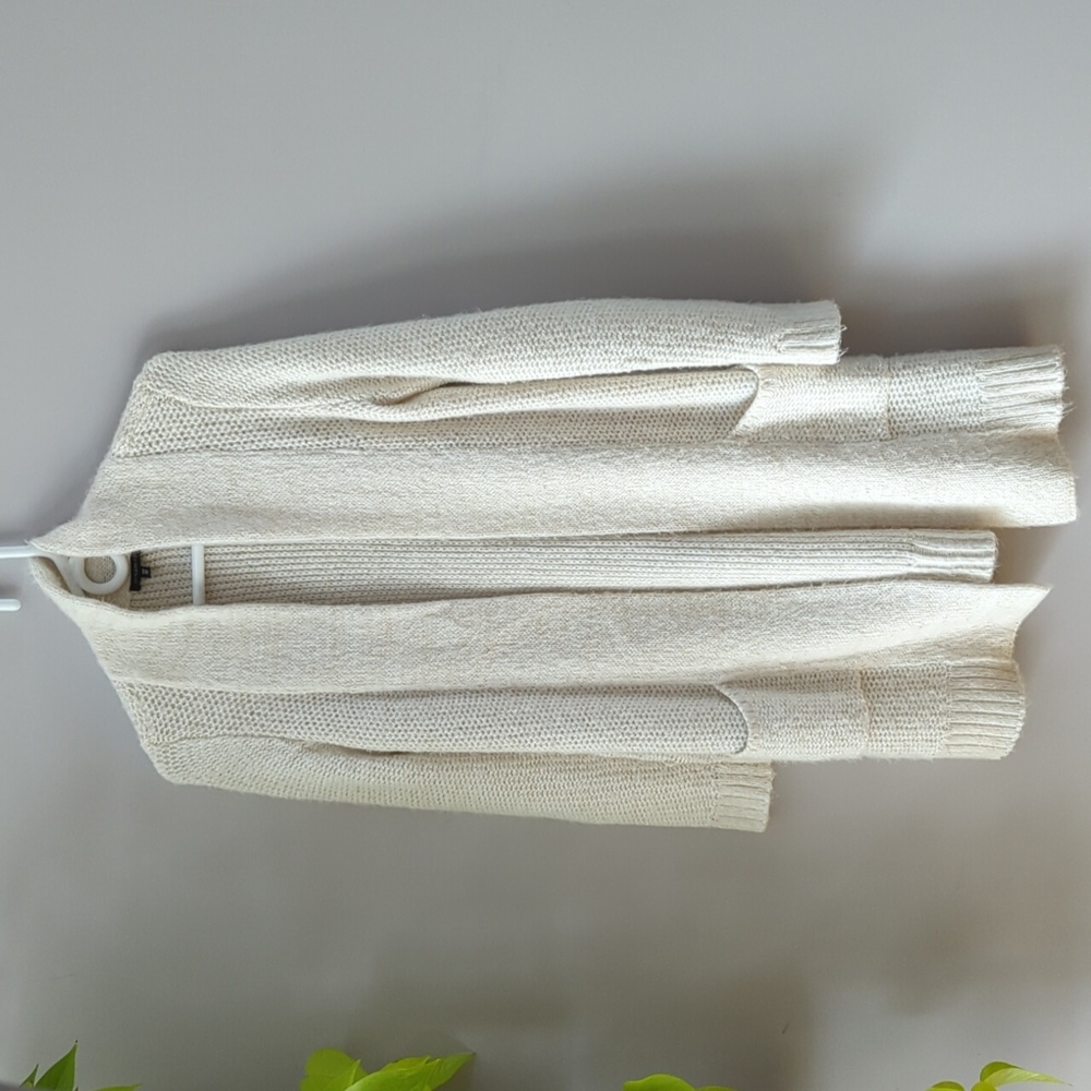 Long cardigan with pockets - S